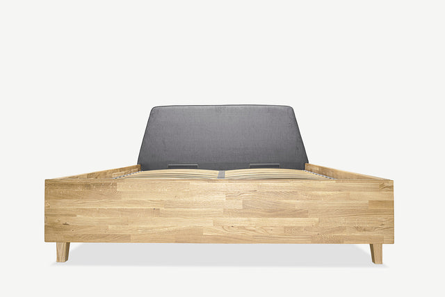 Model 3D łóżka dębowego z pojemnikiem Angel