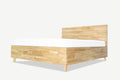 Model 3D łóżka dębowego z pojemnikiem OL.WOOD 