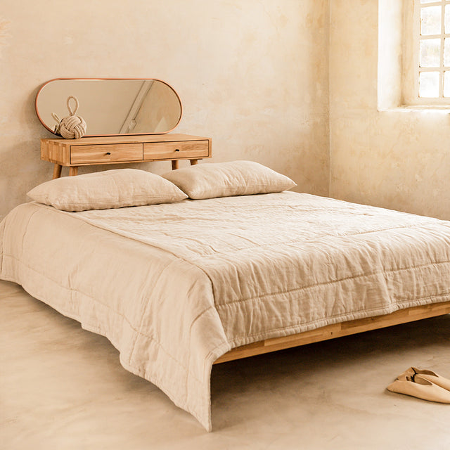 Łóżko płaskie flat bez wezgłowia do minimalistycznej sypialni 5