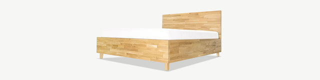 drewniane łóżko z pojemnikiem na wymiar Ol.WOOD desktop