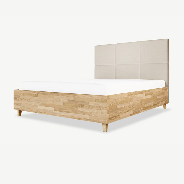 drewniane łóżko z pojemnikiem na wymiar piko mobile
