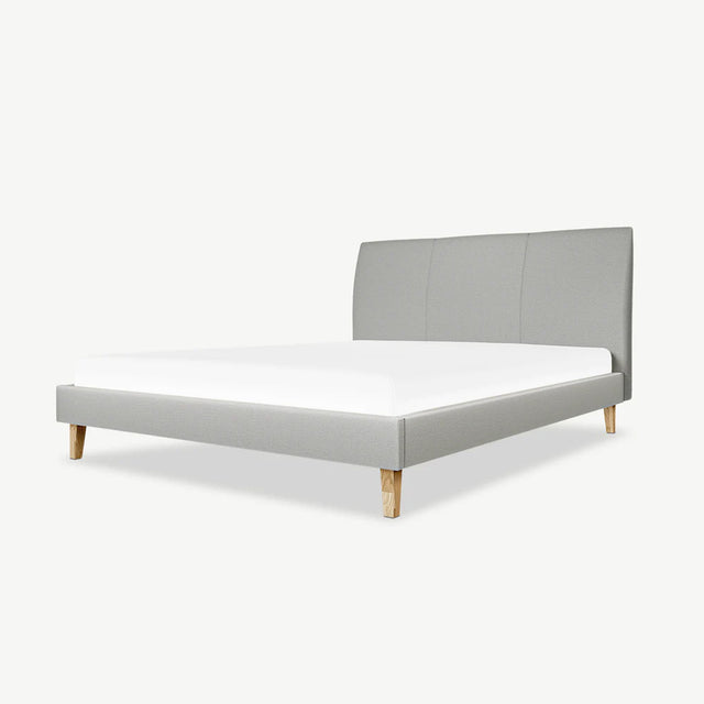 tapicerowane łóżko na wymiar con mobile