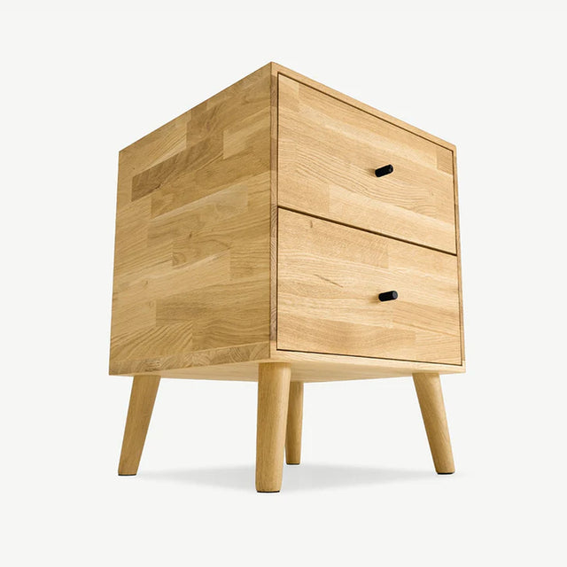 drewniany stolik nocny cube no 2 na wymiar mobile