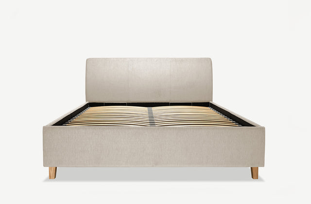 Łóżko tapicerowane z pojemnikiem Con 160x200 Taupe_02 4