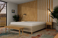 Łóżko tapicerowane z pojemnikiem Flat - 160x200 / Taupe 02 6