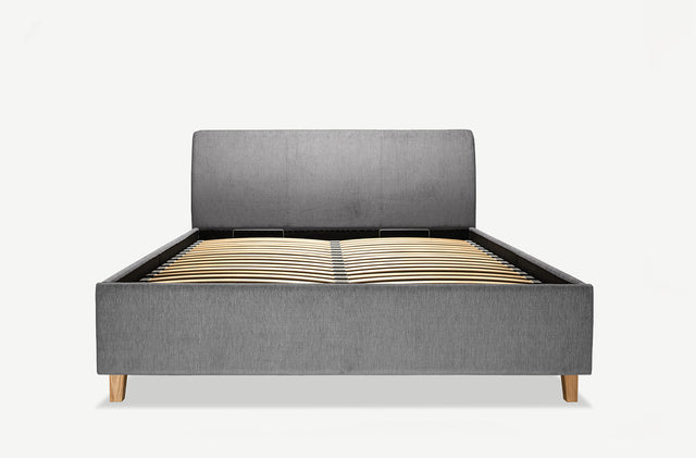Model 3D łóżka tapicerowanego z pojemnikiem Con 4
