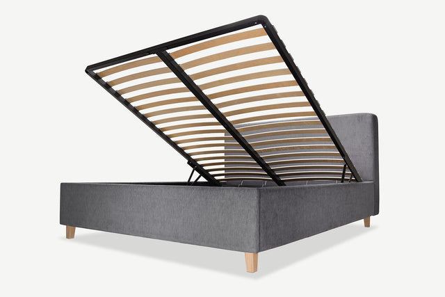 Model 3D łóżka tapicerowanego z pojemnikiem More 2